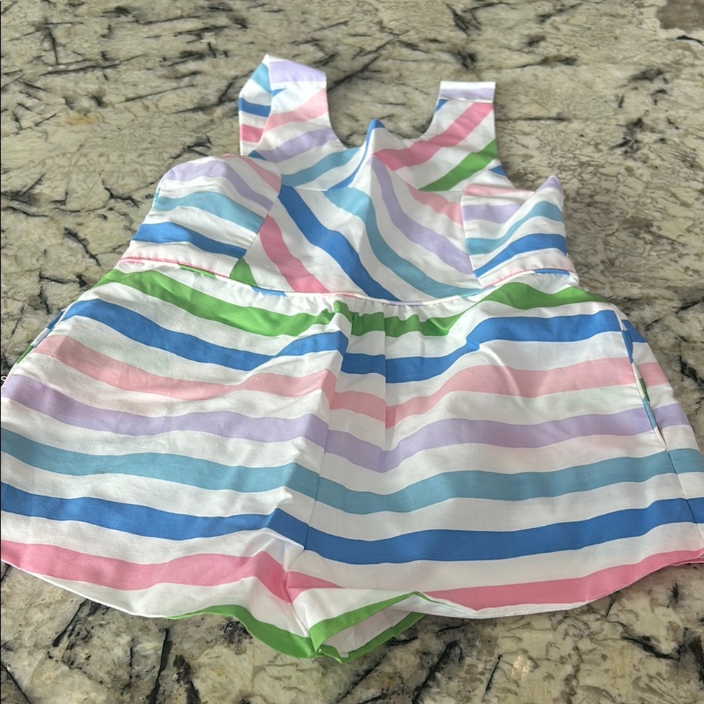 Colorful Striped Romper